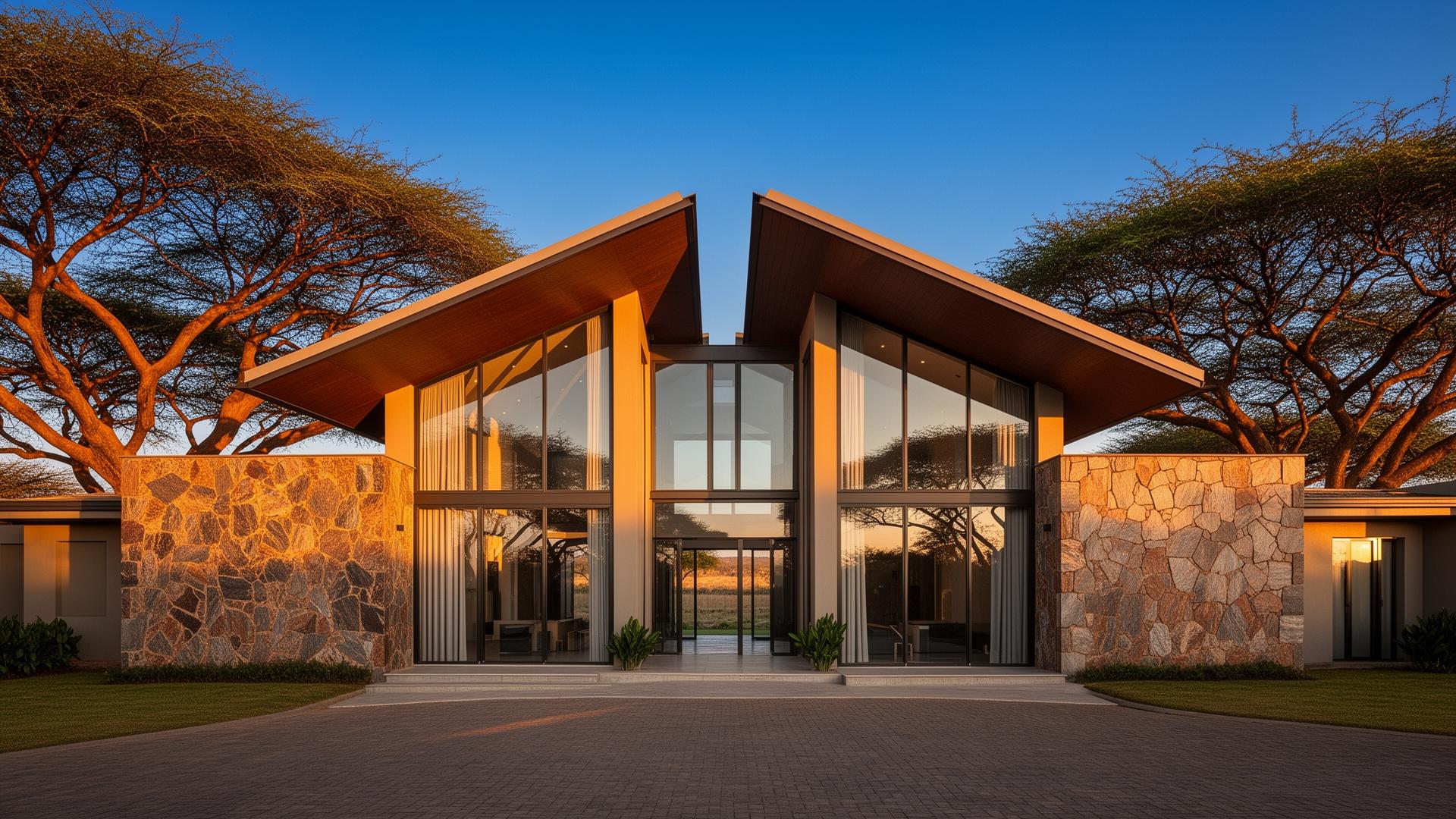 Modern aluminum-framed windows and sliding doors